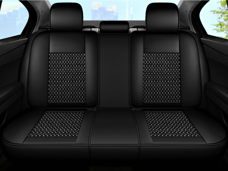 2024 new car seat cushion four seasons universal car leather ice silk seat cover summer car seat cover full surround seat cushion