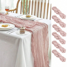 H 13304 Crepe cloth wedding table runner 秲���������