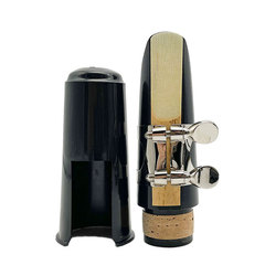 B flat clarinet mouthpiece set, clarinet mouthpiece, mouthpiece (lacquered gold, nickel plated optional, default random)