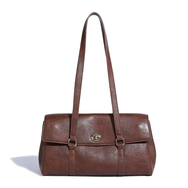 Grote capaciteit enkele schouder oksel met high-end gevoel, kralenhanger voor woon-werkverkeer, modieuze en veelzijdige handheld_voghion.com