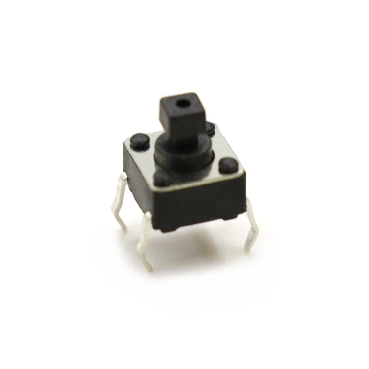 方头按键轻触开关 6*6*7.3 弯脚直插轻触开关 质量稳定