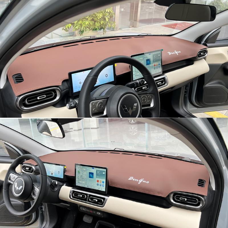 Suitable for Wuling 24 Binguo PLUS car interior instrument center console modification sunscreen suede light-proof pad