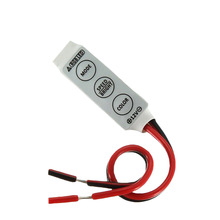 5-12v低压迷你RGB控制器智能按键控微型单色调光器led灯带控制器