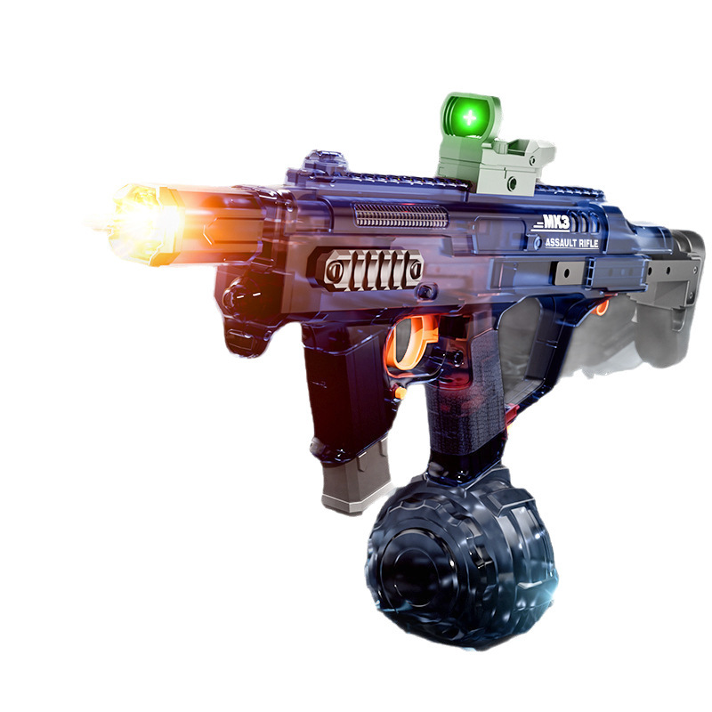 火舞mk 3打水戦火光透明電動水鉄砲子供玩具手一体照明連動バック|undefined