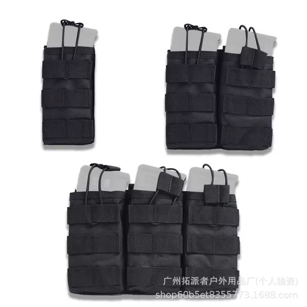 Military Fan Molle Magazine Bag M4Ak Triple Magazine Bag Jpc Tactical Vest Accessory Bag 5.56 Single and Double Bag