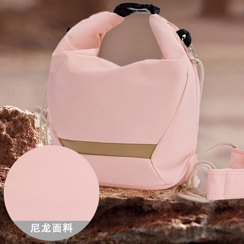 New Cloud Roll Camera Bag, Single-Shoulder Crossbody Digital Camera Storage Bag, Lightweight Universal Camera Protective Case Wholesale