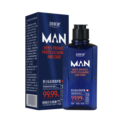 DHOP Men's Private Area Cleansing and Care Liquid, Deodorizing and Antibacterial Men's Wash, Men's Intimate Cleanser
