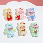 卡通可爱布布公仔树脂配件diy手机壳材料头饰品发夹服装鞋包辅料