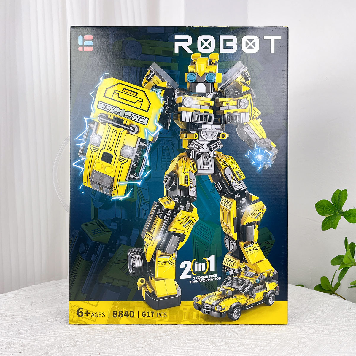 Juguetes de bloques de construcción LEGO compatibles con Wasp Mecha Optimus Prime deformación puzzle ensamblaje regalo para niños regalos de agencia de quiosco image 5