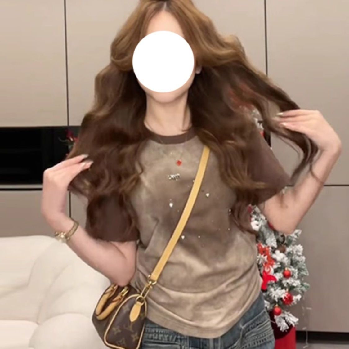 Ropa de mujer de talla grande, cintura de manga corta, diseño 2024, verano mm, chicas calientes únicas, mangas raglán, diamantes calientes, hermosas blusas delgadas