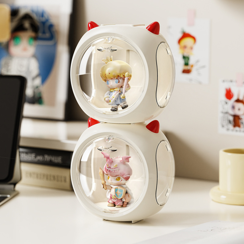 ブラインドボックス収納ボックスディスプレイスタンドバブルマート人形ディスプレイボックス多機能透明収納ボックス手作りディスプレイキャビネット|undefined