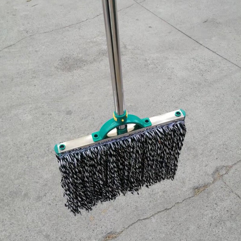 Stainless Steel Mop Flat Head Mop Sanitation Cleaning Mop Cotton Line Mop Home Department Store Stall Supply