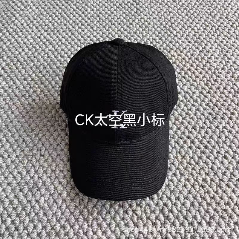 CK帽子刺绣字母棒球帽女同款百搭牛仔帽鸭舌帽加宽显脸小夏季遮阳|undefined