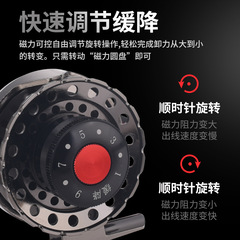 Kamaylon Magnetic Slow-Descent Fully Metal Feeder Casting Reel Micro Lead Slow-Descent Valve Fishing Line Reel