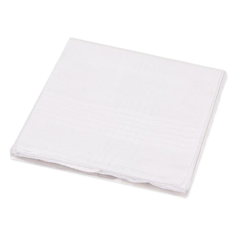 Amazon white handkerchief pure white cotton children's graffiti handkerchief DIY handkerchief printed LOGO
