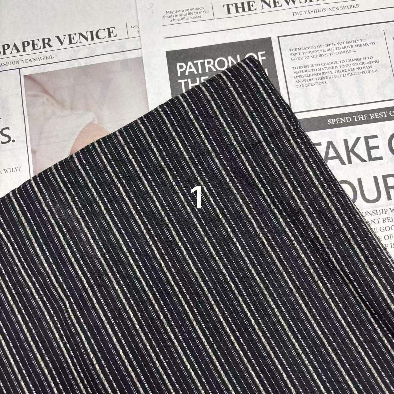 全棉复古春夏男装女装衬衫提花条纹童装睡衣连衣裙包包鞋材布料