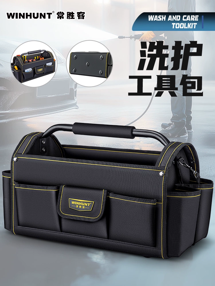 Портативная сумка для инструментов, многофункциональный ящик для инструментов, большая вместительная сумка для электрика, мужская сумка для деревообрабатывающих инструментов, большой размер