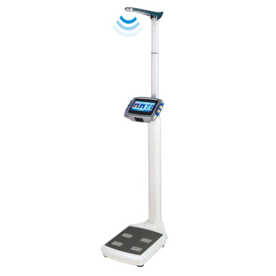 200 кг цветные большие ультразвуковые электронные весы с ЖК-дисплеем, обнаружение тела, измерение жира, весы роста и веса, весы для измерения тела