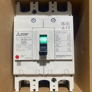 Mitsubishi Plastic Shell Household Leakage Protection Switch Circuit Breaker Nf 250- S V 3P 3 P 100.150 a