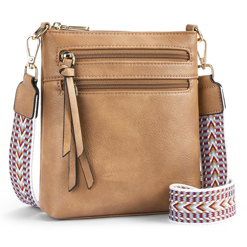 New Women's Bag Multi-Zipper Flap Pocket Pants Vertical Women's Shoulder Bag High-End Texture Crossbody Bag Jacquard Wide Shoulder Strap Bag New Women's Bag Multi-Zipper Flap Pocket Pants Vertical Women's Shoulder Bag High-End Texture Crossbody Bag Jacquard Wide Shoulder Strap Bag