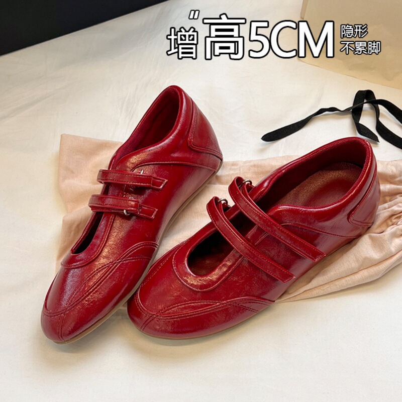 In Stock~2026 Sheepskin Version Retro Red Shallow-Mouthed Single Shoes for Women, Functional Casual Versatile Sports Mary Jane Shoes In Stock~2026 Sheepskin Version Retro Red Shallow-Mouthed Single Shoes for Women, Functional Casual Versatile Sports Mary Jane Shoes