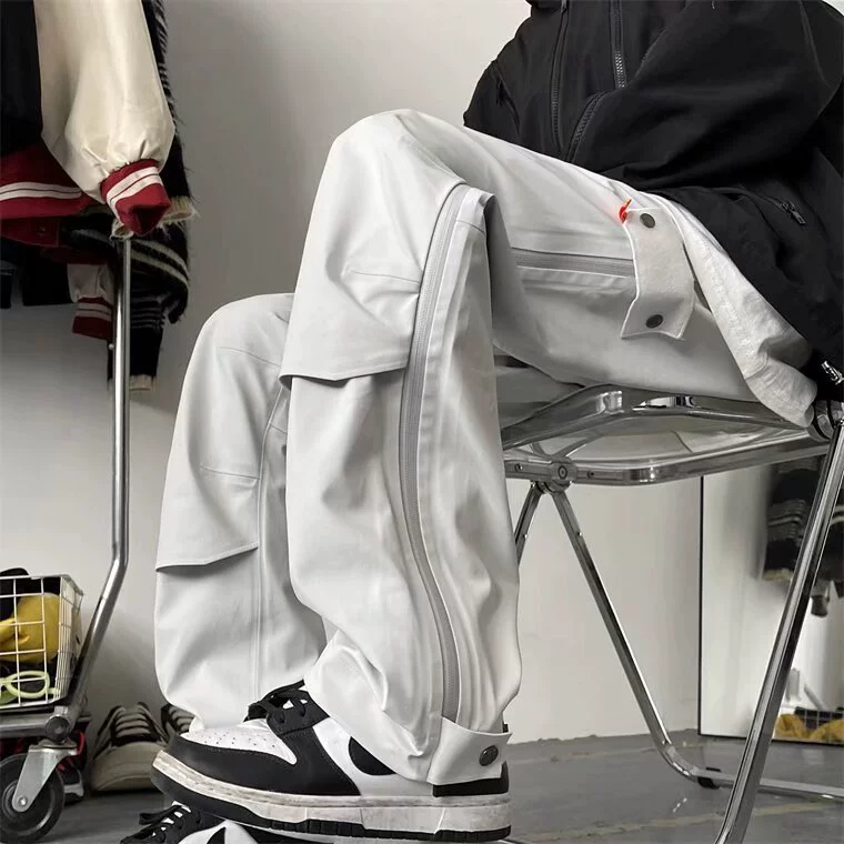 Полуосень designer маленькие путешествия водонепроницаемые брюки для лазания с молнией, американский стиль, тренд сезона