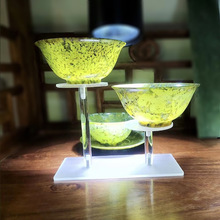 亚克力展示架手办展台展架首饰珠宝化妆品茶几古玩陈列架透明展架