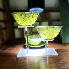 亚克力展示架手办展台展架首饰珠宝化妆品茶几古玩陈列架透明展架