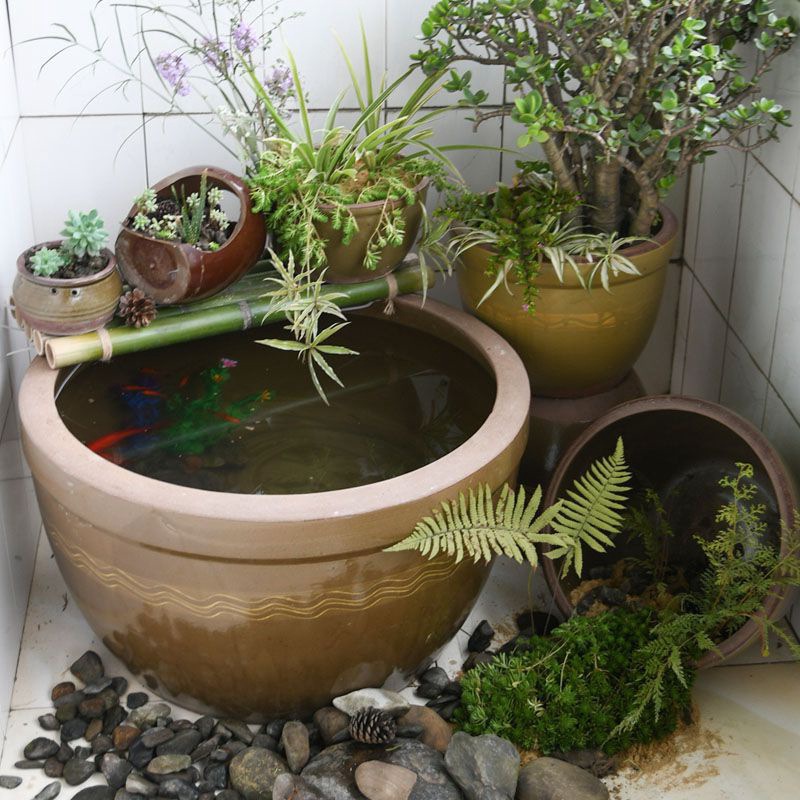 Water Pot Water Tank Furnishing Old -style Tuskao Ferdite Cylberine…