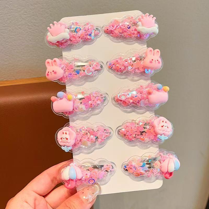 New Cartoon Hair Clips For Girls, Sweet Small Hairpins For Children,...
