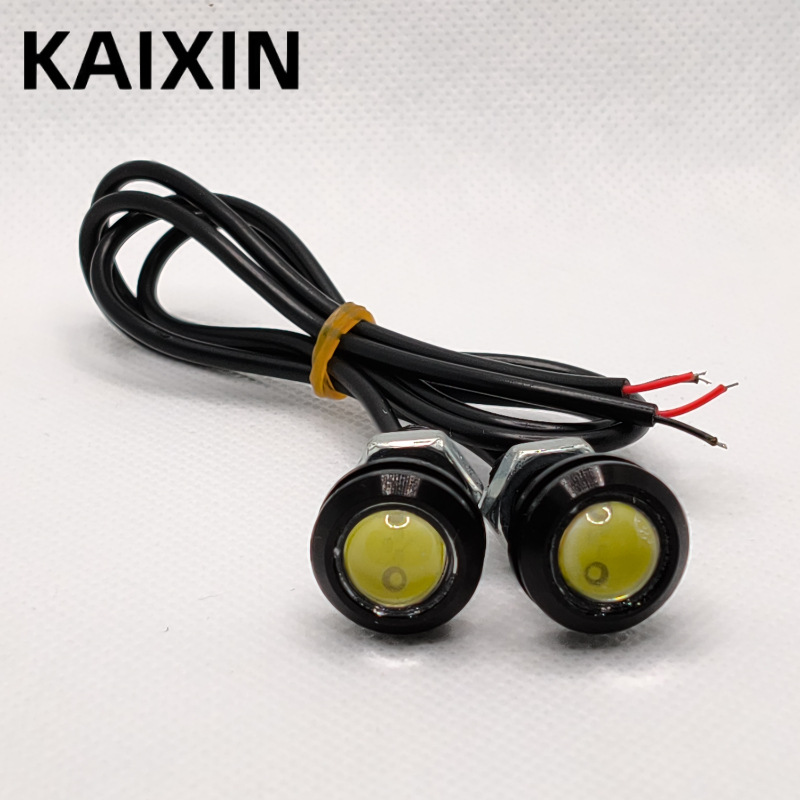 Car Led Daytime Running Lights, Always-On Eagle-Eye Lights, 18mm Car Daytime Running Lights, Led Reversing Lights, Grille Lights, License Plate Lights