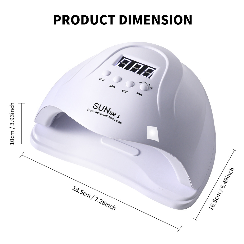 Transfronterizo nuevo 120W manicuras lámpara de secado rápido no negro manicuras lámpara de terapia de luz UV manicuras lámpara de gel de manicuras