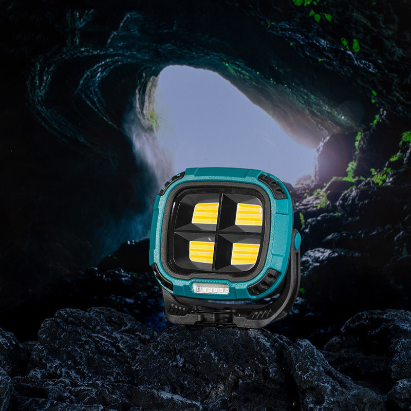 Nueva luz de trabajo multifuncional al aire libre hogar de alto brillo larga resistencia con gancho imán luz de trabajo de emergencia