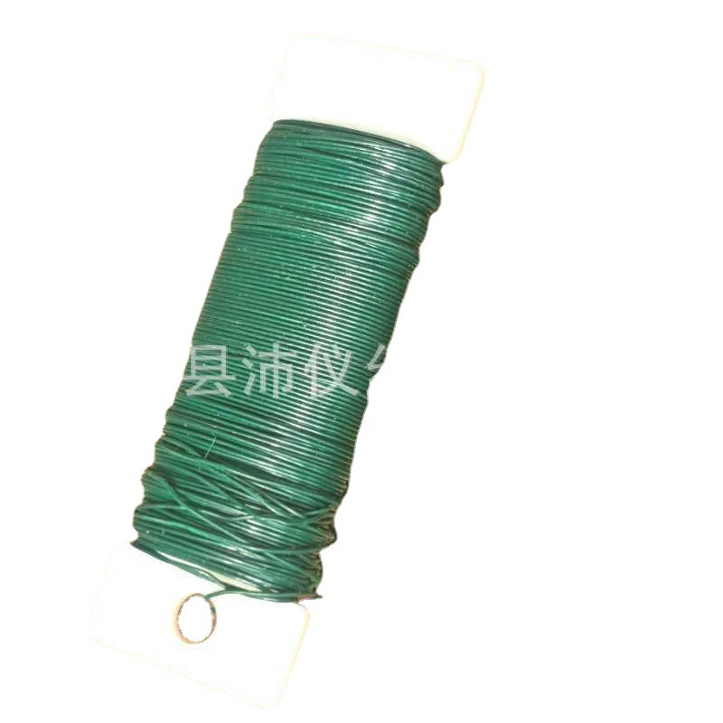 Процесс цвета металла DYI железная проволока оцинкованная проволока из нержавеющей стали зеленый 22 #30 метров большое количество