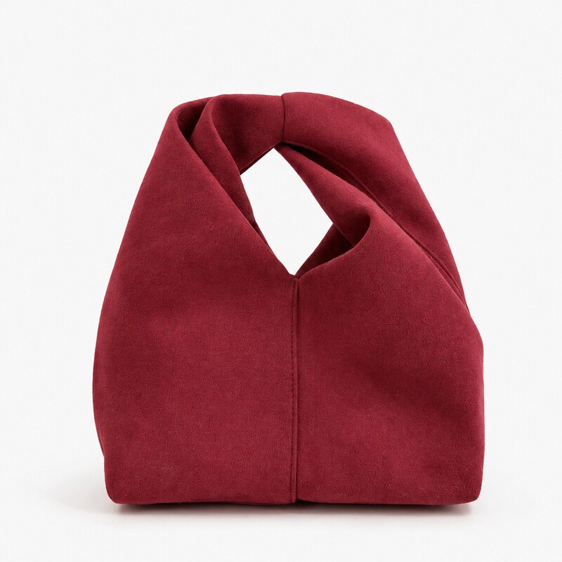 2026 Autumn New Suede Clutch Evening Bag Women's Bag Makeup Bag European and American Fashion Niche Wedding Bag Cross-Border