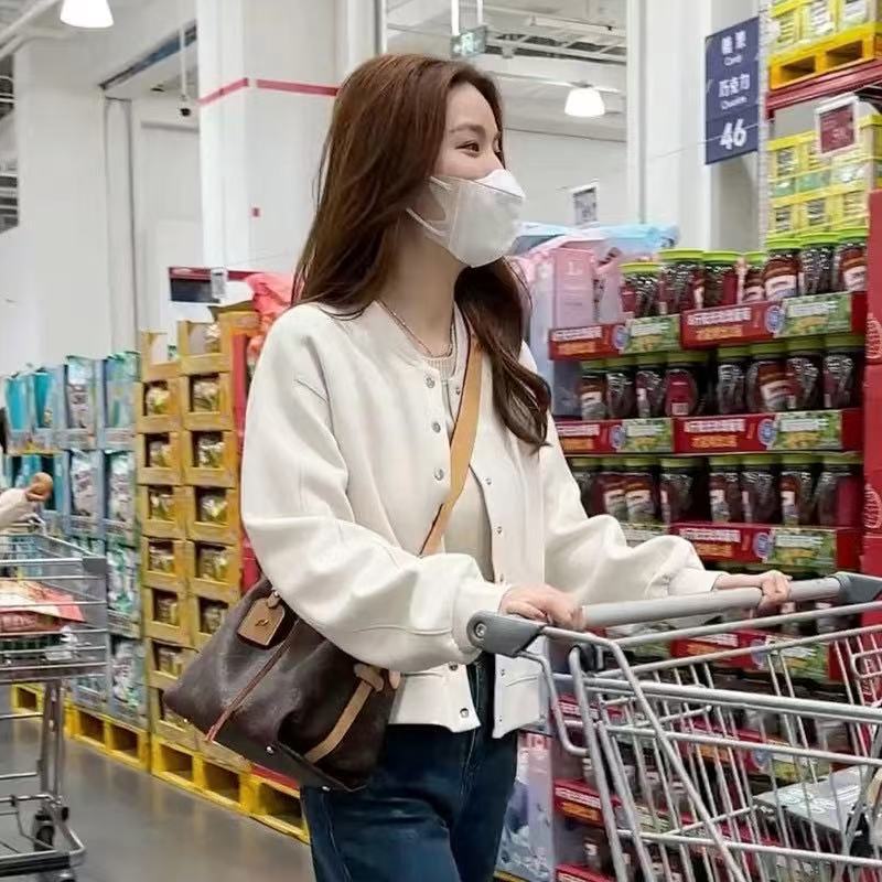 Baseball Jacket for Women, Short Coat, 2026 Spring and Autumn New Style, Petite Short Casual Popular Jacket Cardigan Top