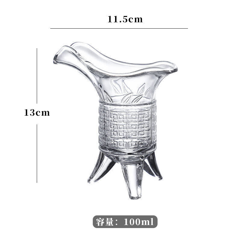 Vidrio doméstico alto pie taza de vino vino conjunto de taza de vino comercial <unk> taza de fondo grueso taza de bala vino al por mayor