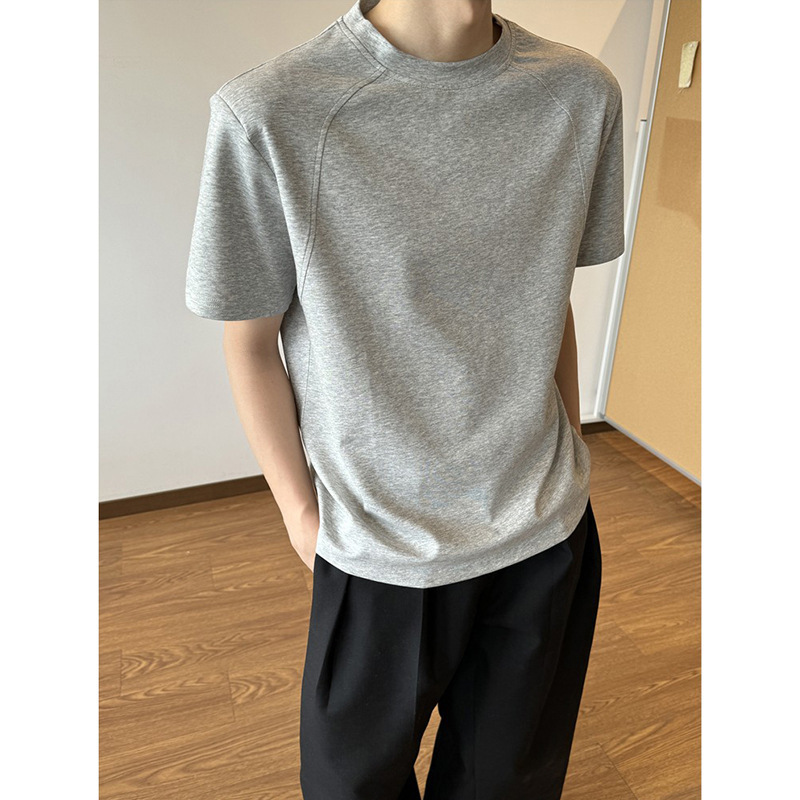 American-Style Boxy Short-Sleeve Men's Summer Trendy Brand T-Shirt with a Cool Design, Quick-Dry, Heavyweight Half-Sleeve