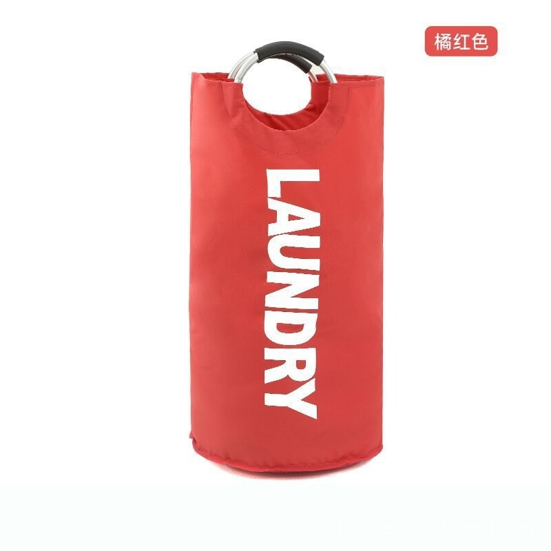 Bolsa de almacenamiento de ropa sucia portátil de tela de Amazon transfronteriza, canasta de ropa sucia de tela Oxford grande, bolsa de almacenamiento de juguetes plegable