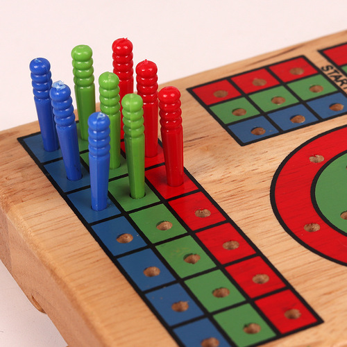 Cross-border Cribbage card game scoring game board Cribbage table game solid wood party table game