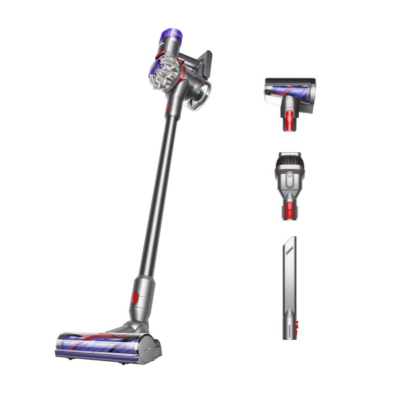 V8 cordless vacuum cleaner, cleans hard floors and carpets, converts to handheld device, 115AW V8 cordless vacuum cleaner, cleans hard floors and carpets, converts to handheld device, 115AW