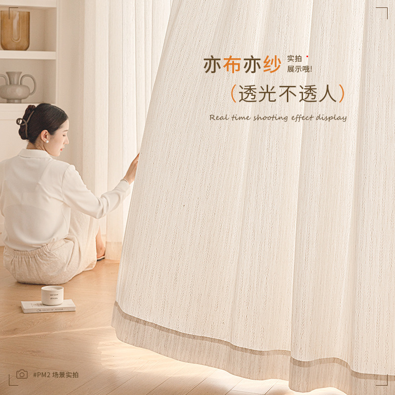 Nuevo estilo medieval a través de impermeable estilo francés sala de estar dormitorio balcón atmósfera sensación de lino personalizado