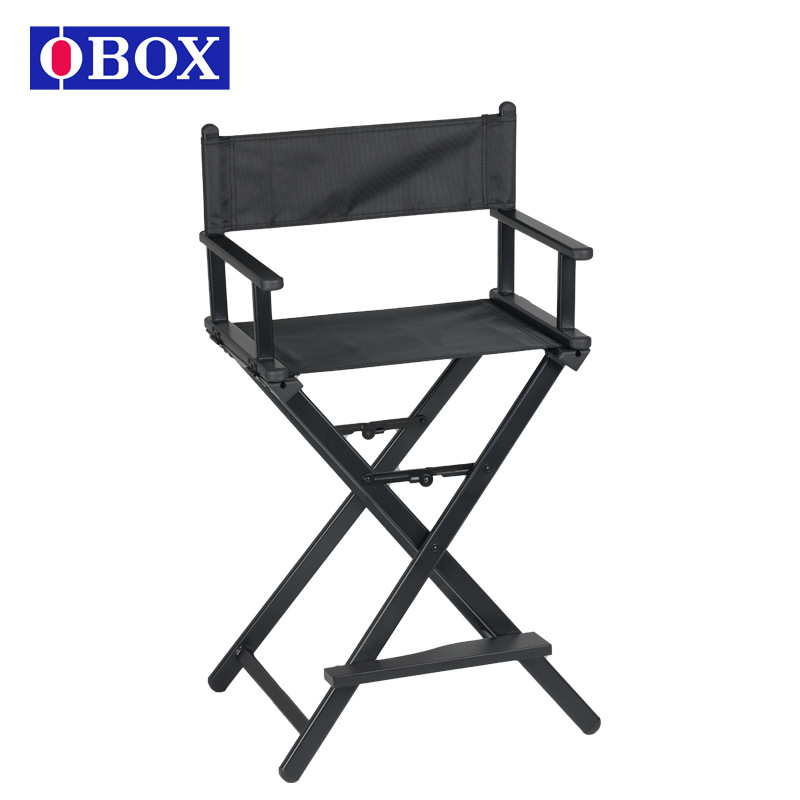 Silla plegable de aleación de aluminio OBOX y silla de maquillaje especial para maquillaje