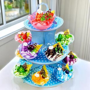 Beautiful color Cup ice cream refrigerator ICE-G novelty home decorations decorations photography set Support Special Edition