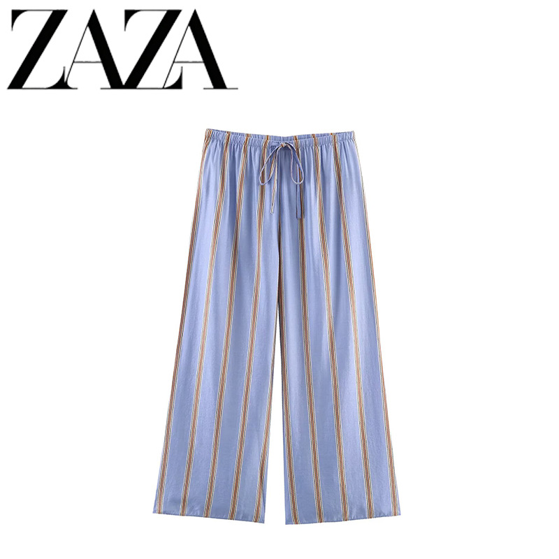ZAZA hecho en casa estilo europeo al por mayor ropa de mujer primavera de moda nueva ropa de mujer pulgada pantalones de piernas anchas 1334623