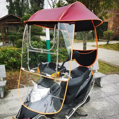 shield, new two-wheeled model, Elektromobil üçün ön şüşə çətiri (günlük)