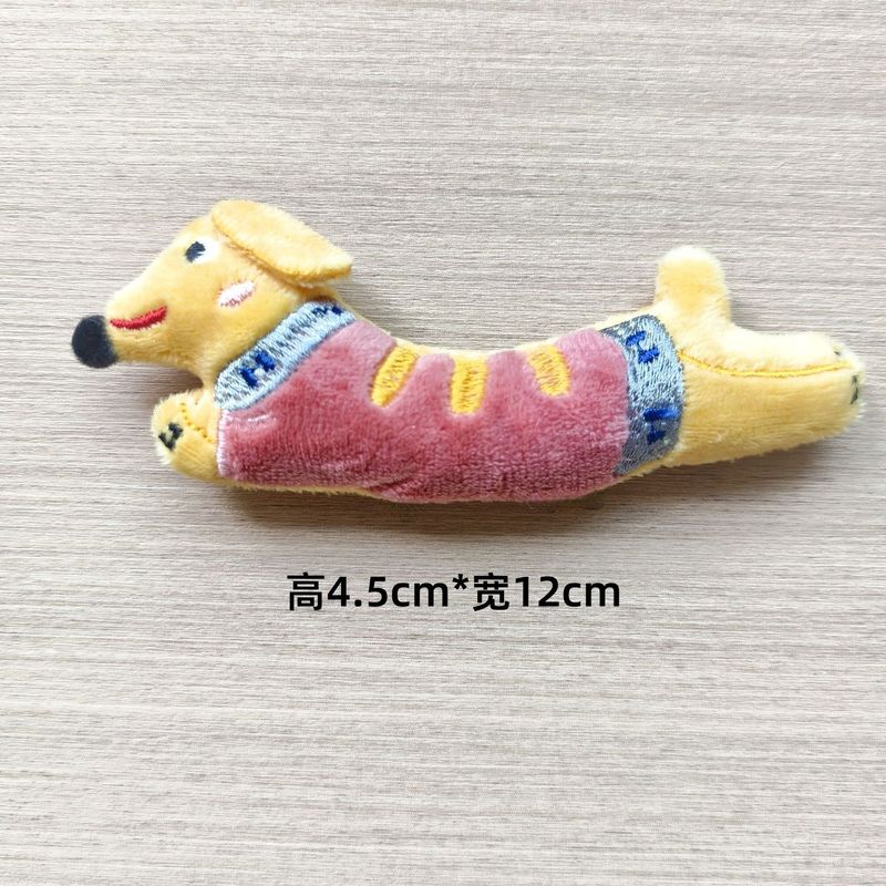 かわいい漫画の犬ぬいぐるみペンダントクリエイティブダックスフントバッグペンダント人形ブローチアクセサリー|undefined