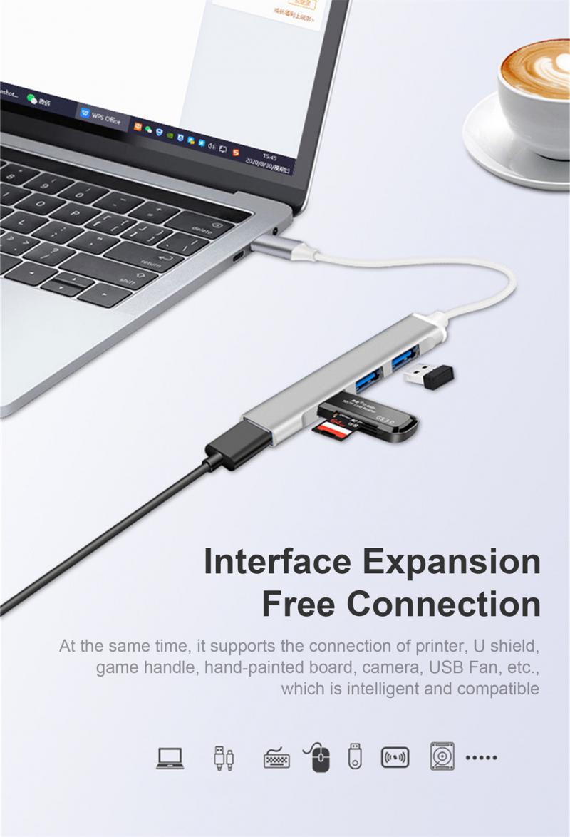 Opinie Stacja dokująca USB C Extender Hub 1 do 4 USB 3.0… sklep online