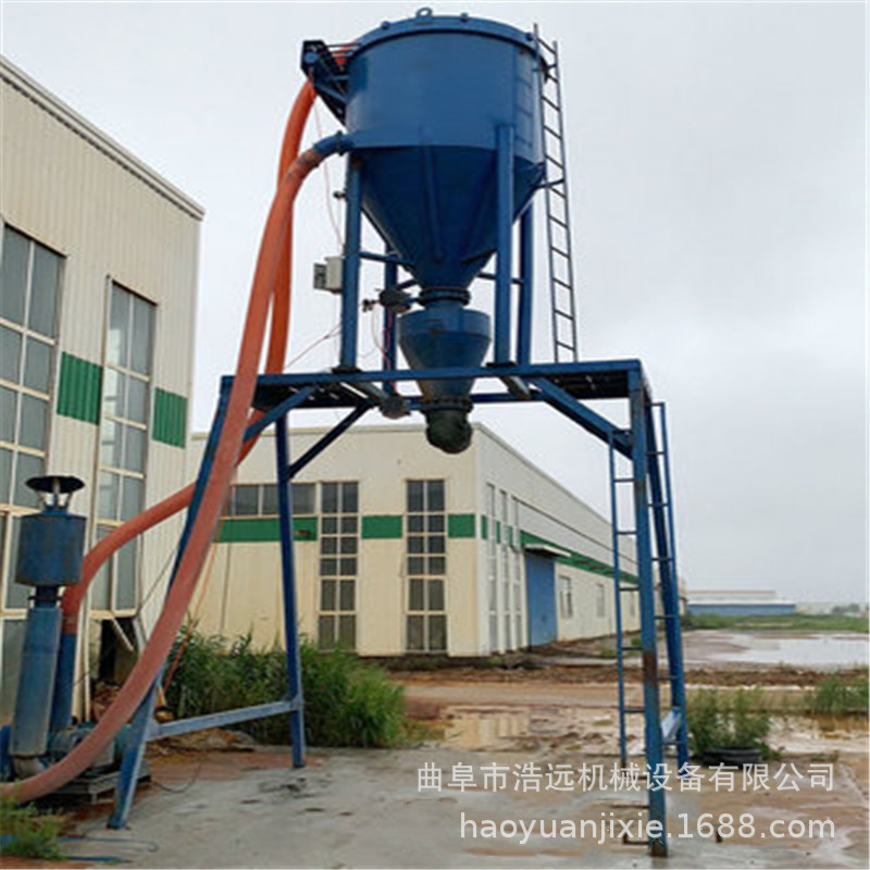水泥灰气力吸灰机 电寸粉煤灰装罐车抽灰机浩远机械集装箱卸灰车