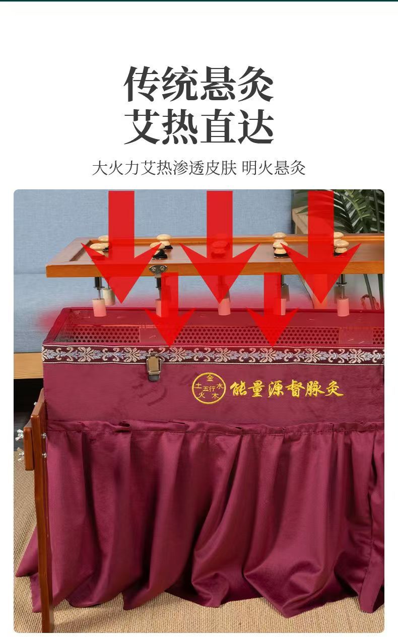 Wooden Moxibustion Box Dragon Bone Back Moxa Burner with 108 Moxa Cones Portable Ai Jiu Du Mai Ginger Moxibustion Tool overview